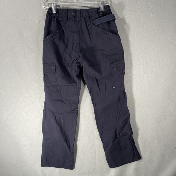 5.11 Tactical Pants Womens 2 Blue Cargo Ripstop Workwear Uniform Hiking - Picture 5 of 9